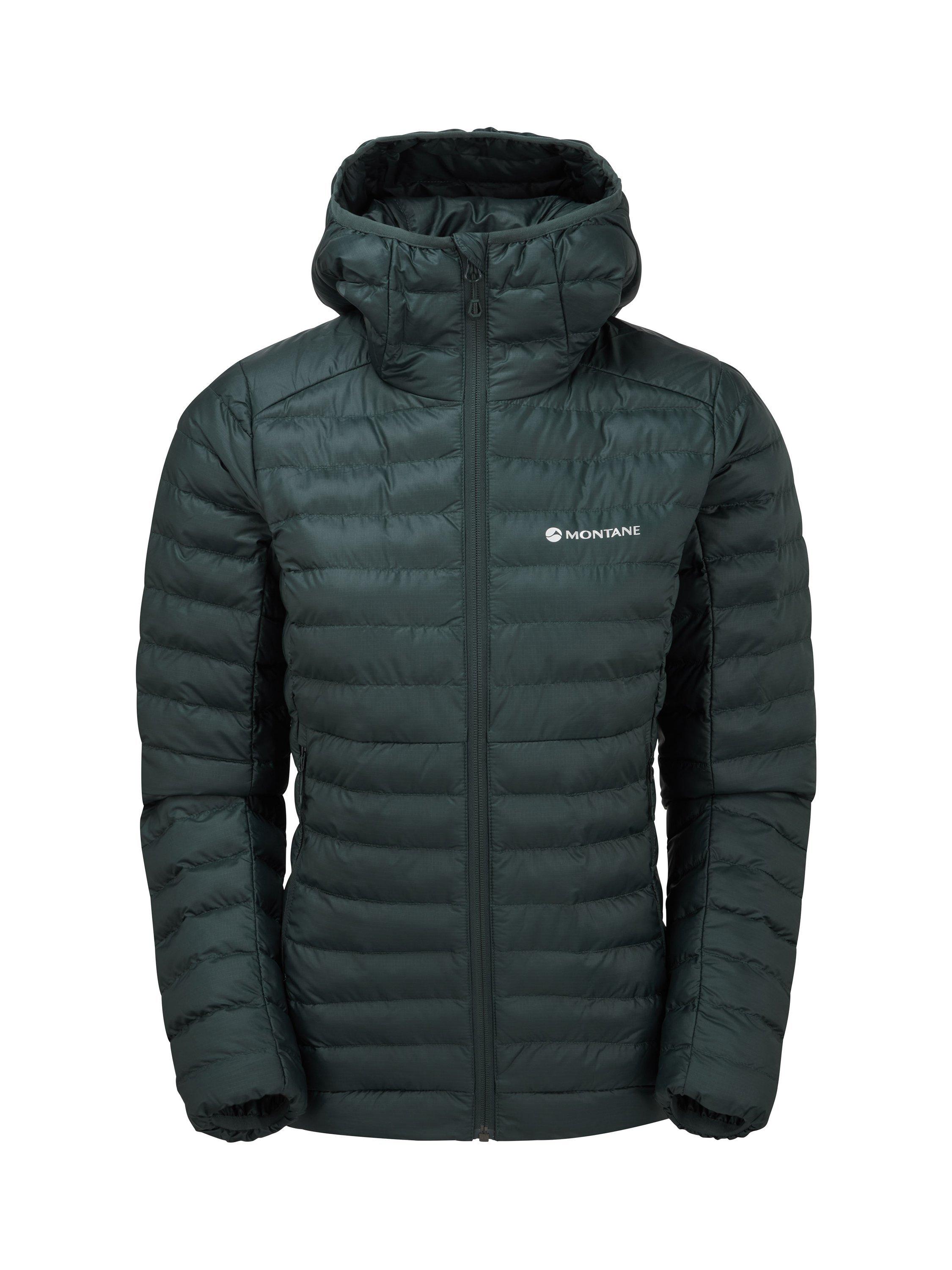 Product image 2 of 10, which shows Montane Icarus Hooded Jacket, Deep Forest, 8
