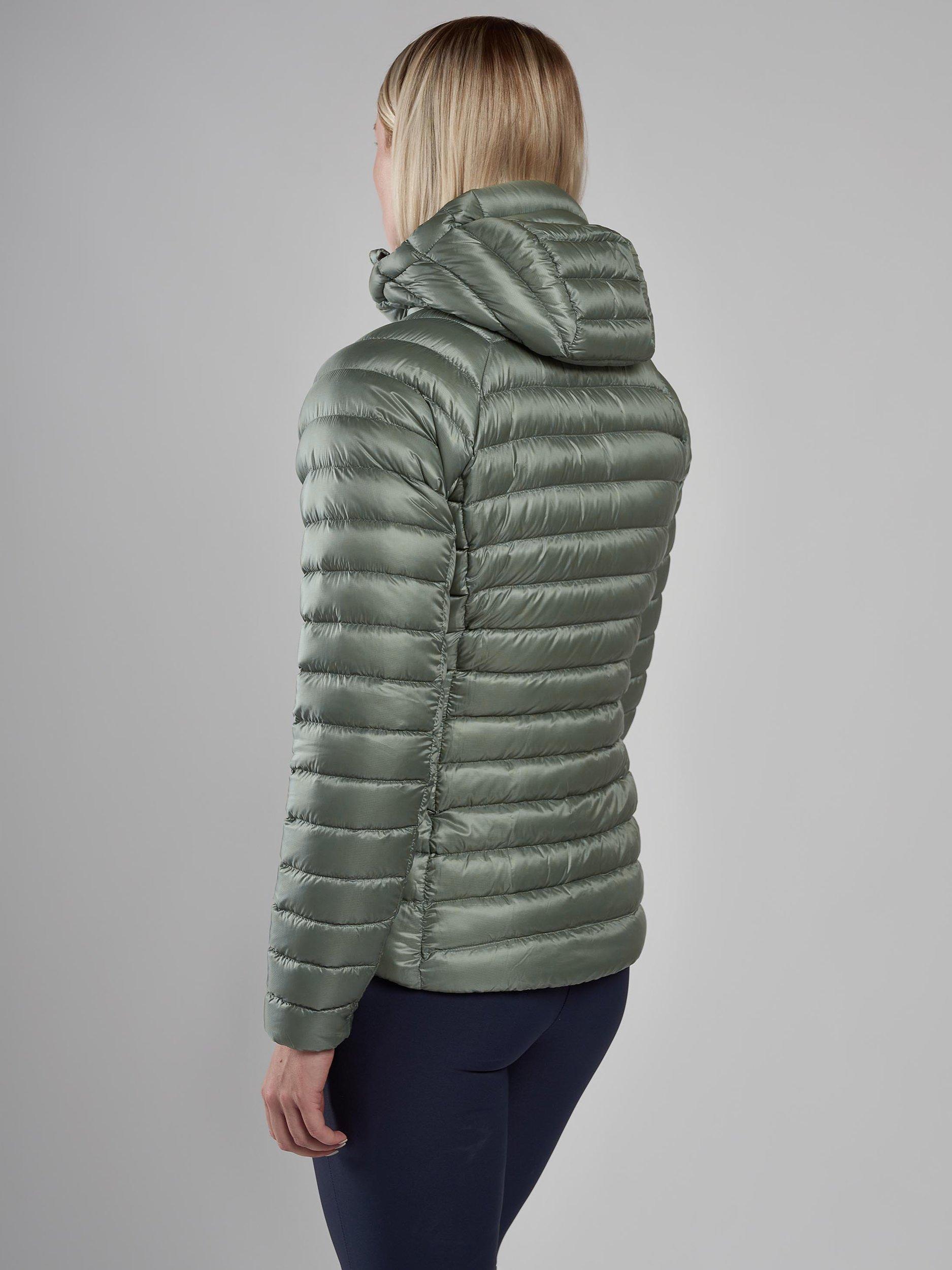 Product image 2 of 10, which shows Montane Anti-Freeze Women's Recycled Packable Down Jacket, Pale Sage, 8