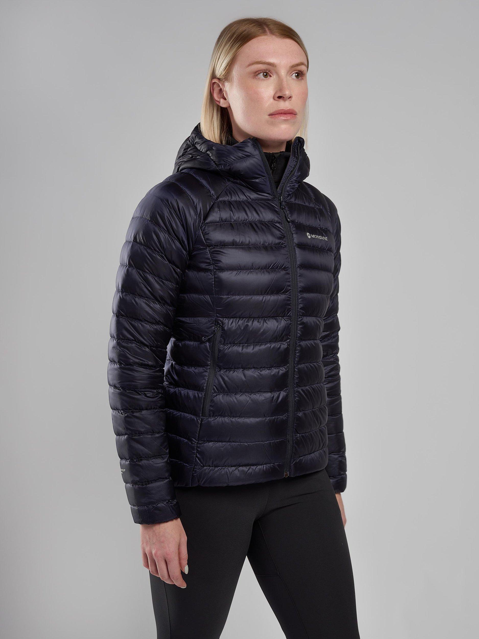 Product image 9 of 9, which shows Montane Anti-Freeze Women's Recycled Packable Down Jacket, Eclipse Blue, 8