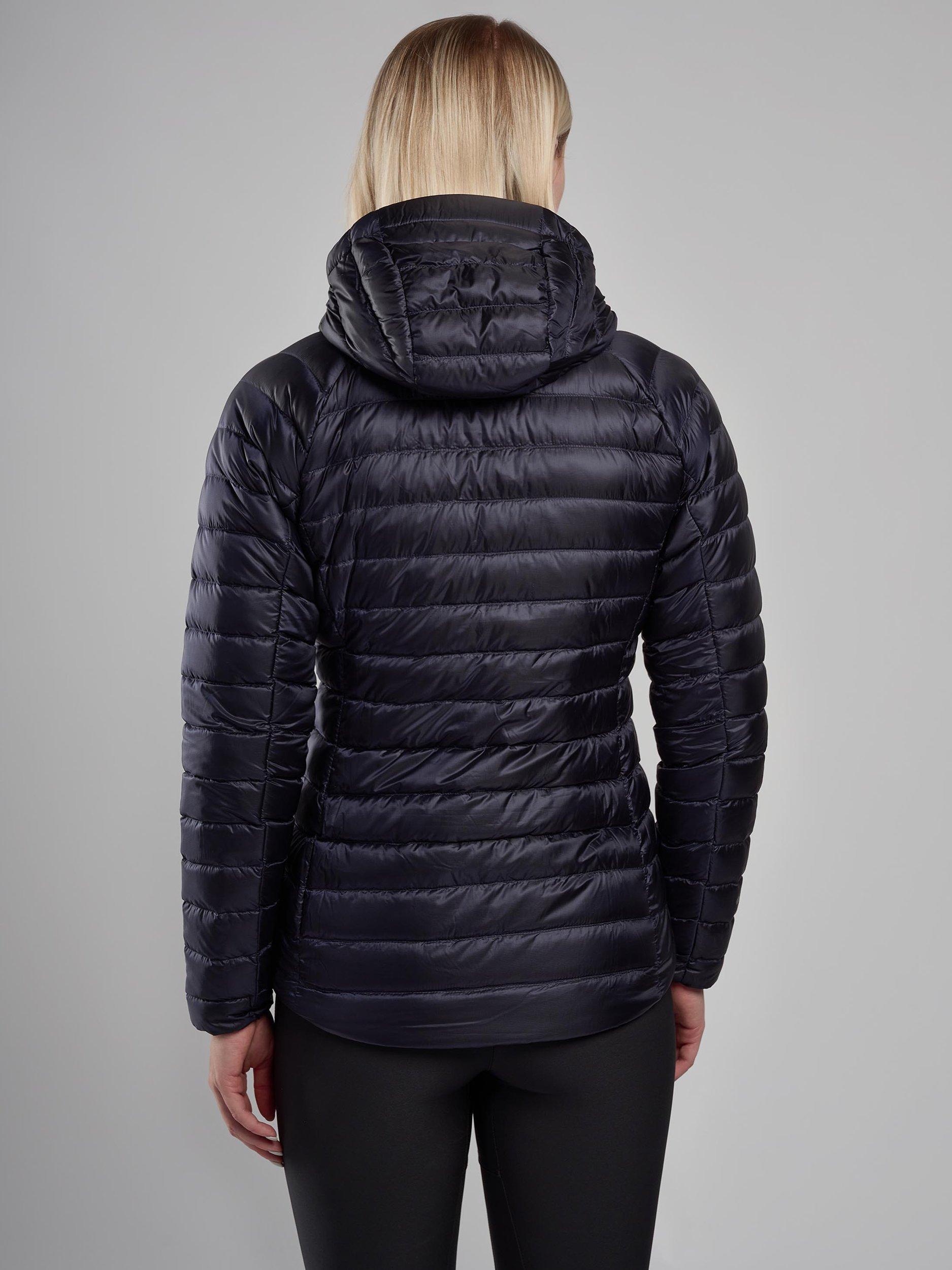 Product image 4 of 9, which shows Montane Anti-Freeze Women's Recycled Packable Down Jacket, Eclipse Blue, 8