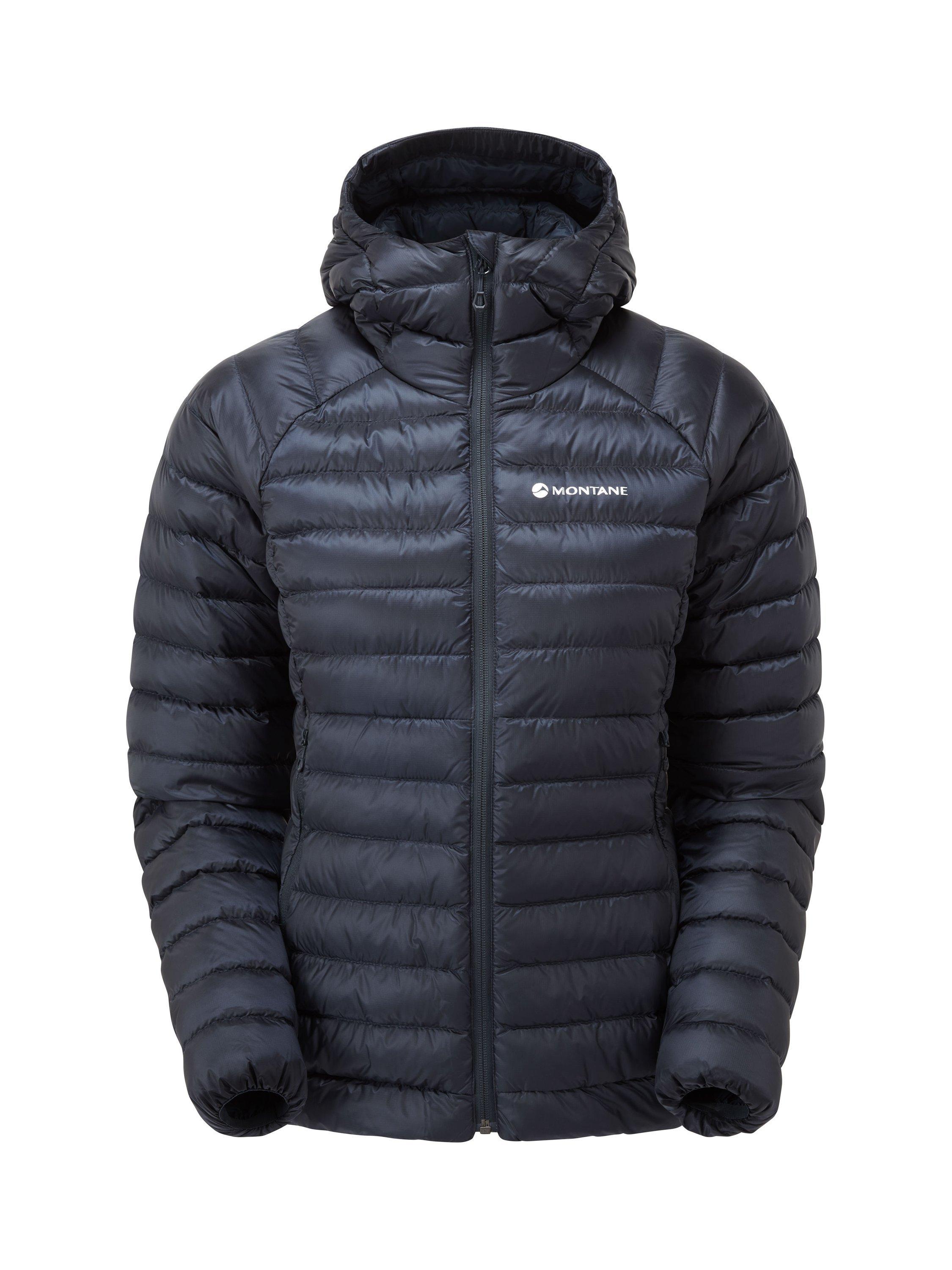Product image 1 of 9, which shows Montane Anti-Freeze Women's Recycled Packable Down Jacket, Eclipse Blue, 8