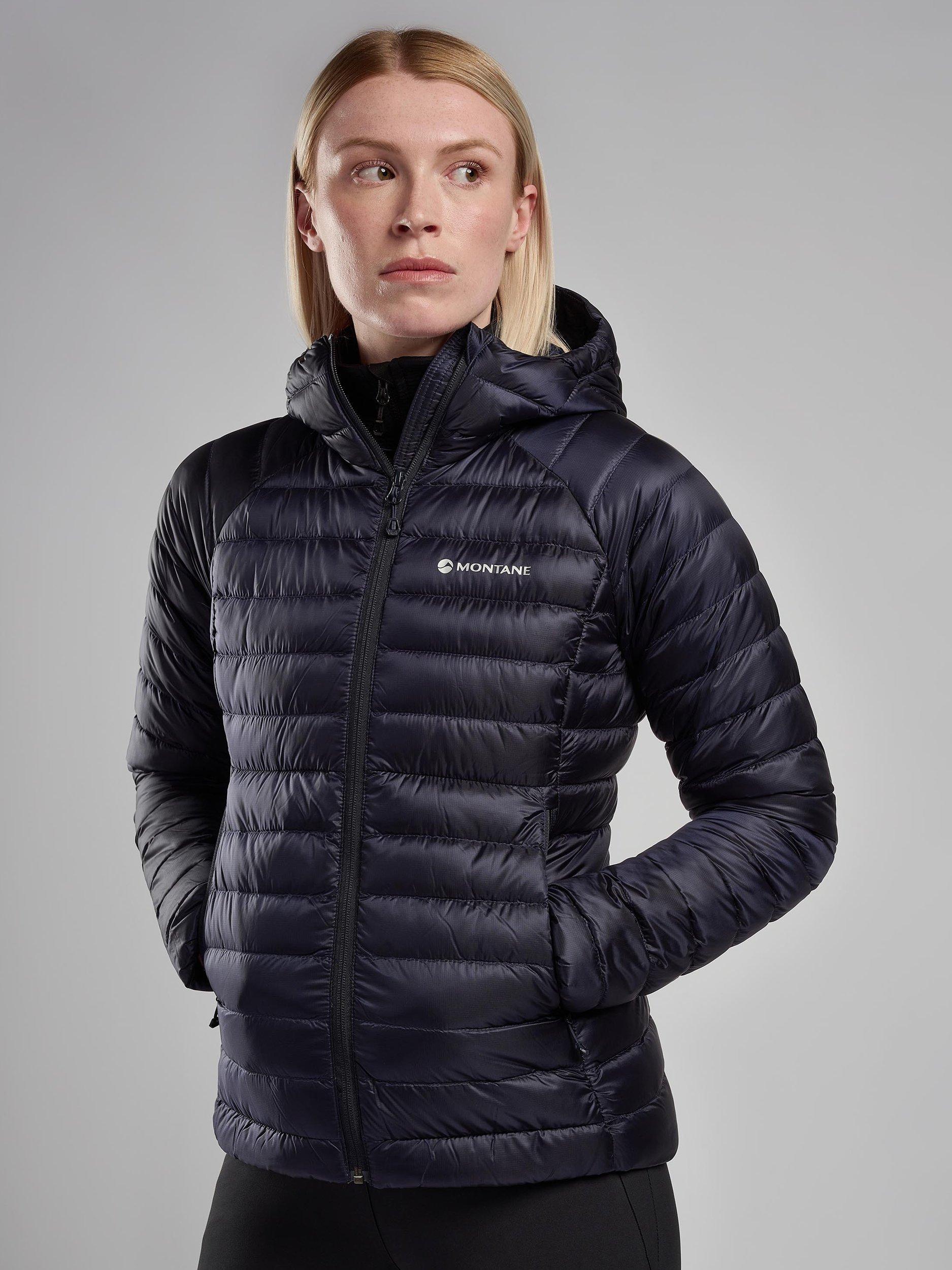Product image 3 of 9, which shows Montane Anti-Freeze Women's Recycled Packable Down Jacket, Eclipse Blue, 8
