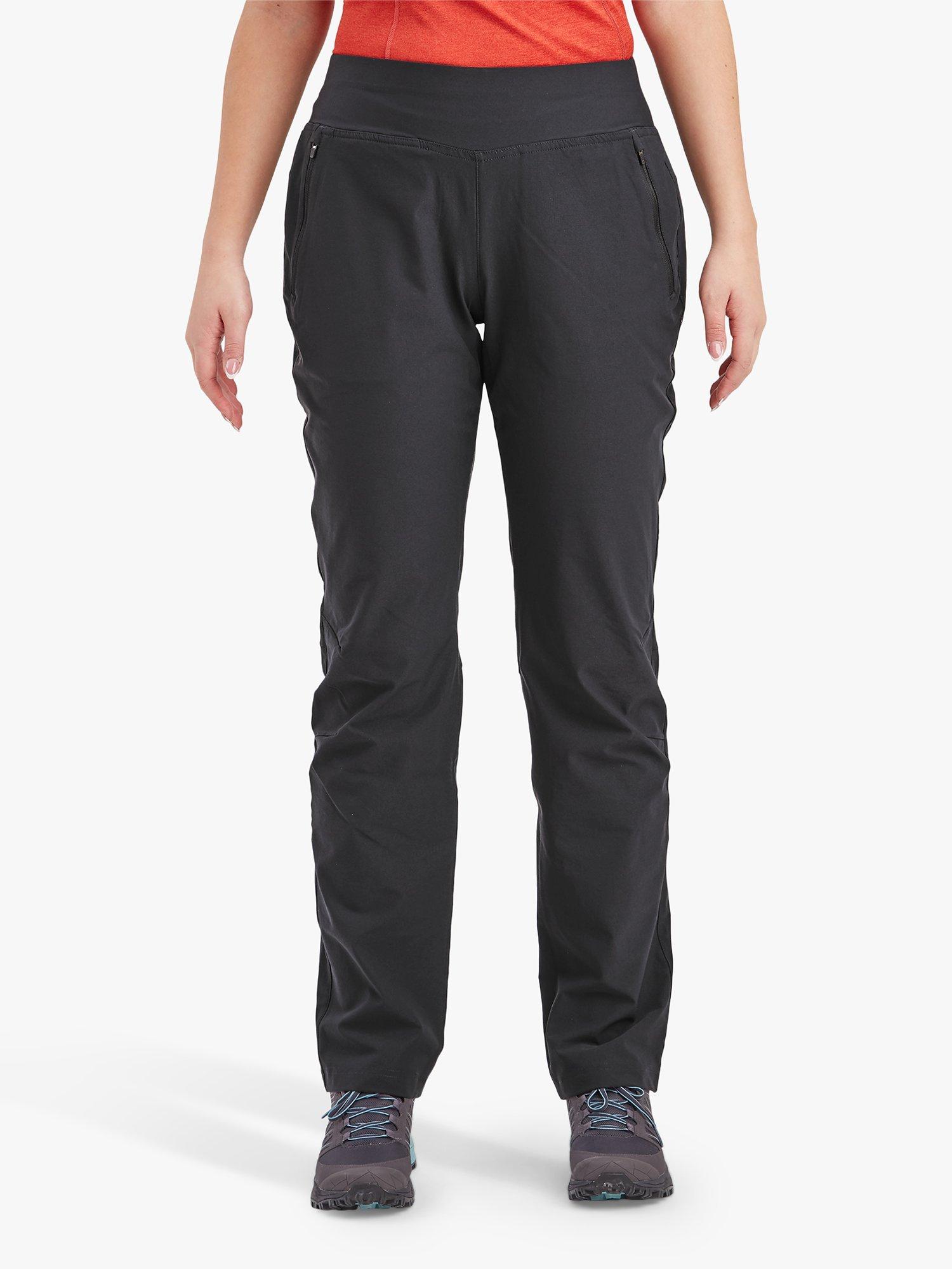 Product image 1 of 4, which shows Montane Tucana Slim Fit Hiking Trousers, Black, 8