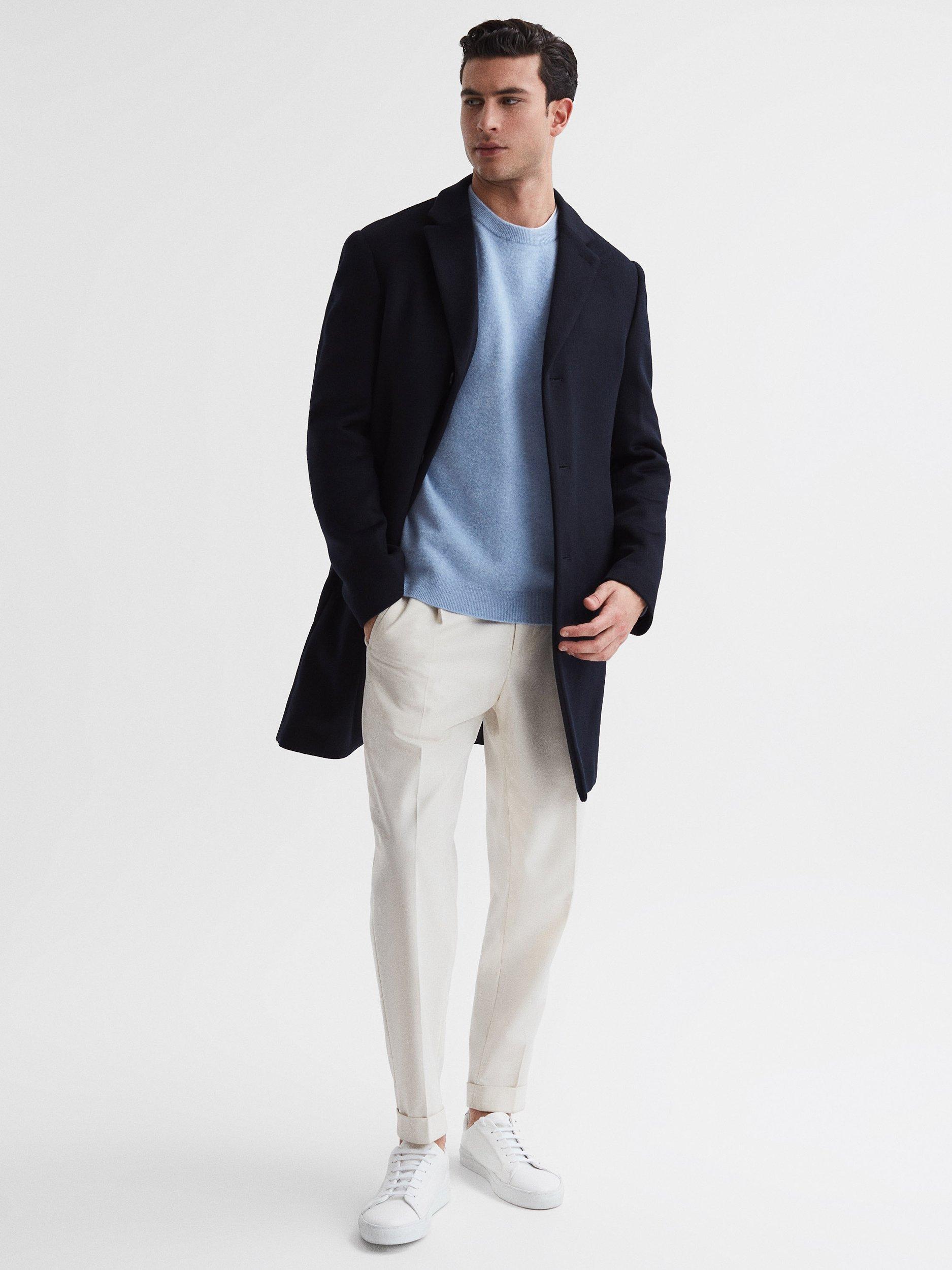Reiss gable coat navy clearance