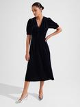 Hobbs Alessia Jersey Dress, Hobbs Navy