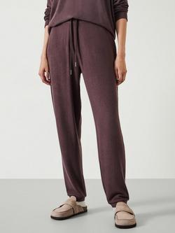 HUSH Elle Super Soft Lounge Joggers containing LENZING™ ECOVERO™ Viscose - view 2, Chocolate Melange