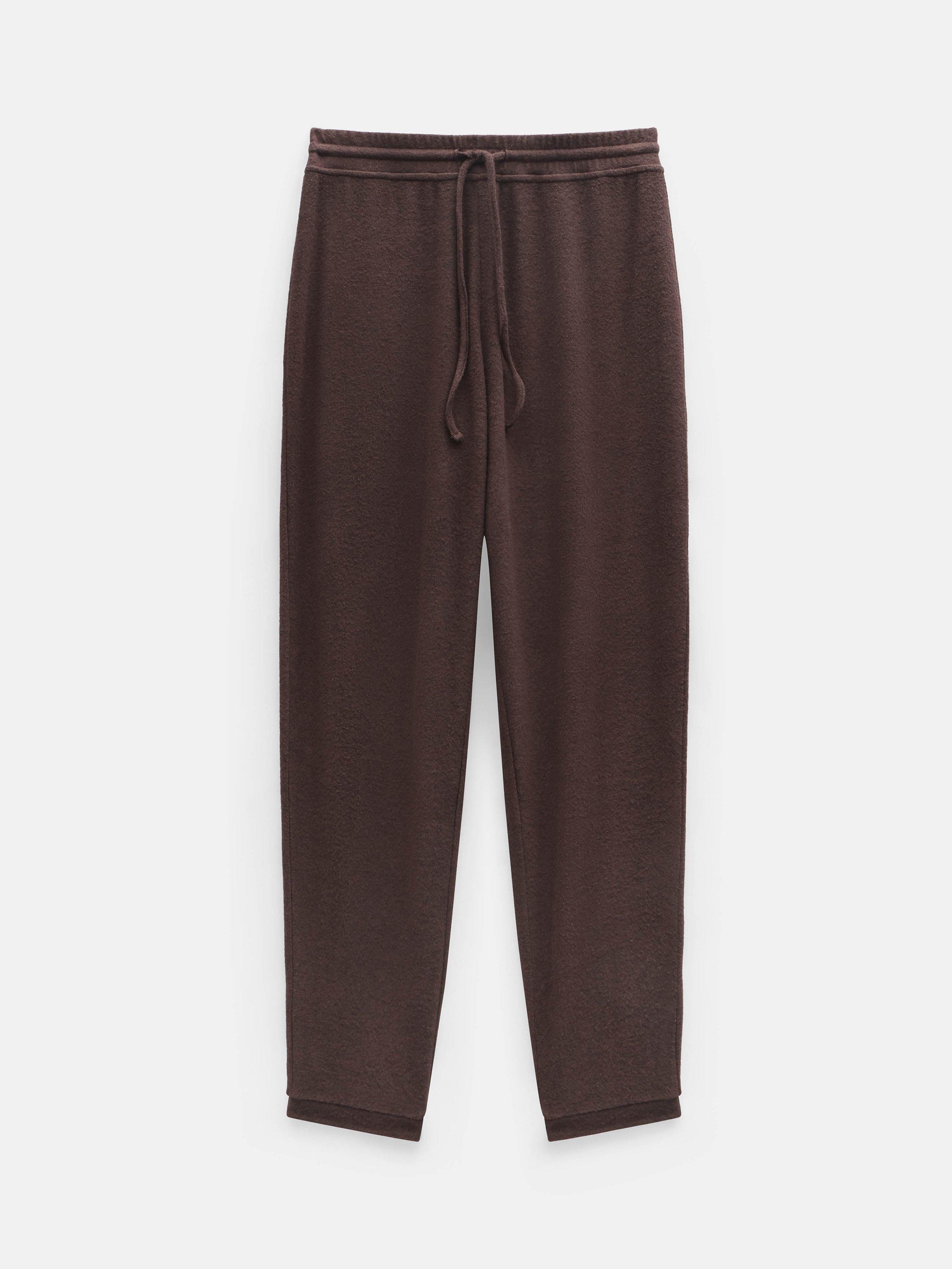 HUSH Elle Supersoft Relaxed Lounge Joggers, Chocolate Melange, XXS