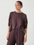 HUSH Elle Plain Raglan Sleeve Lounge Top