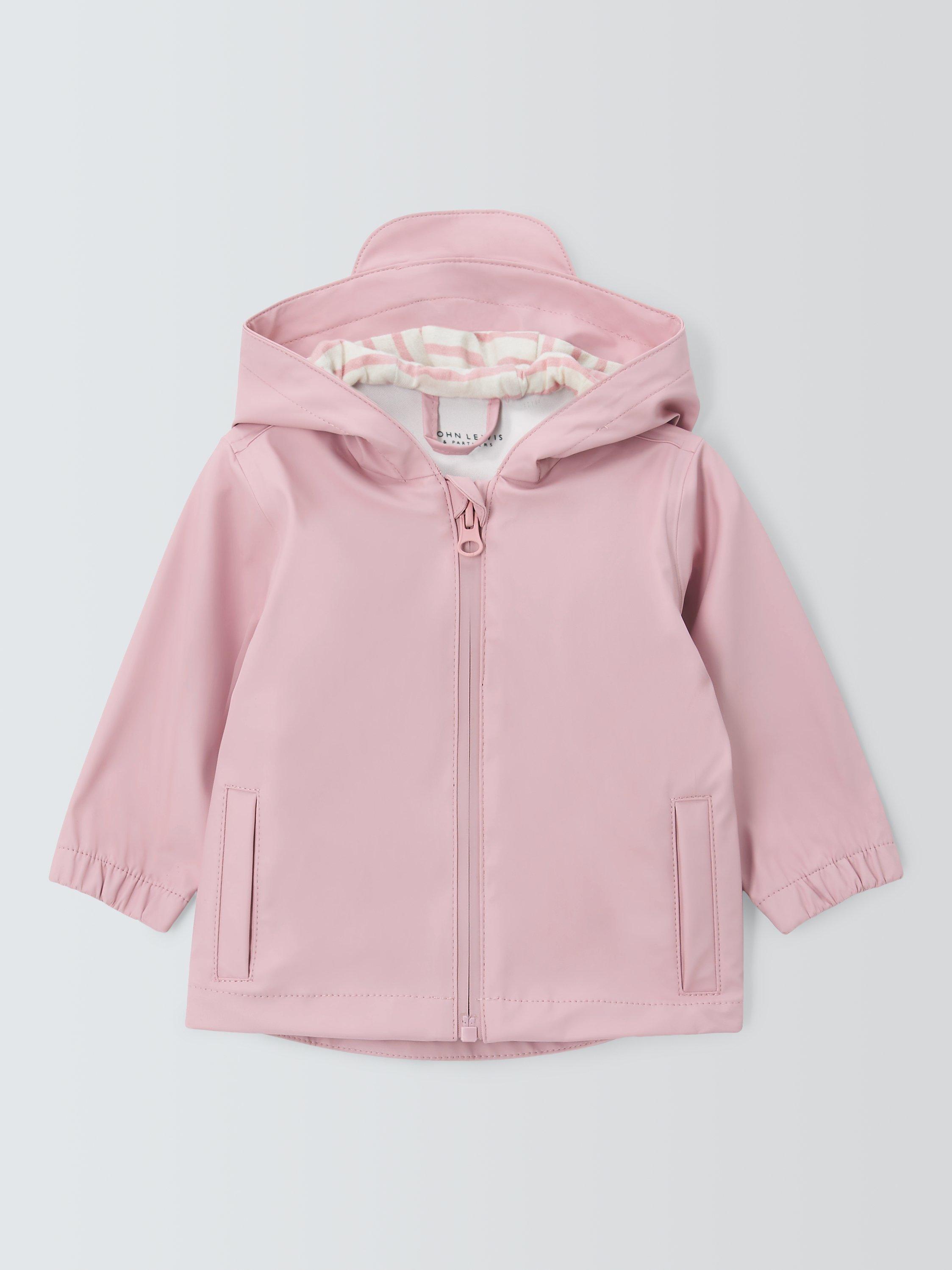 John Lewis Baby Waterproof Rain Mac Pink