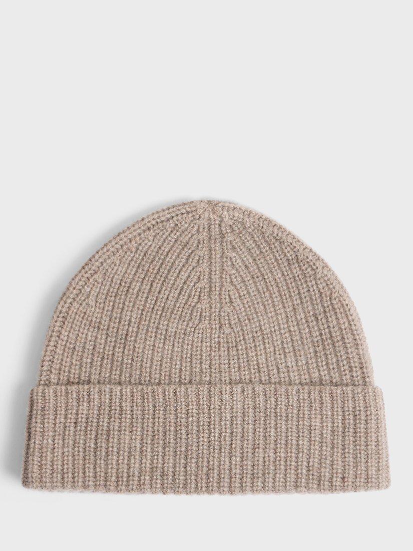 Product image 1 of 1, which shows Gerard Darel Odelia Cashmere Beanie Hat, Beige, One Size