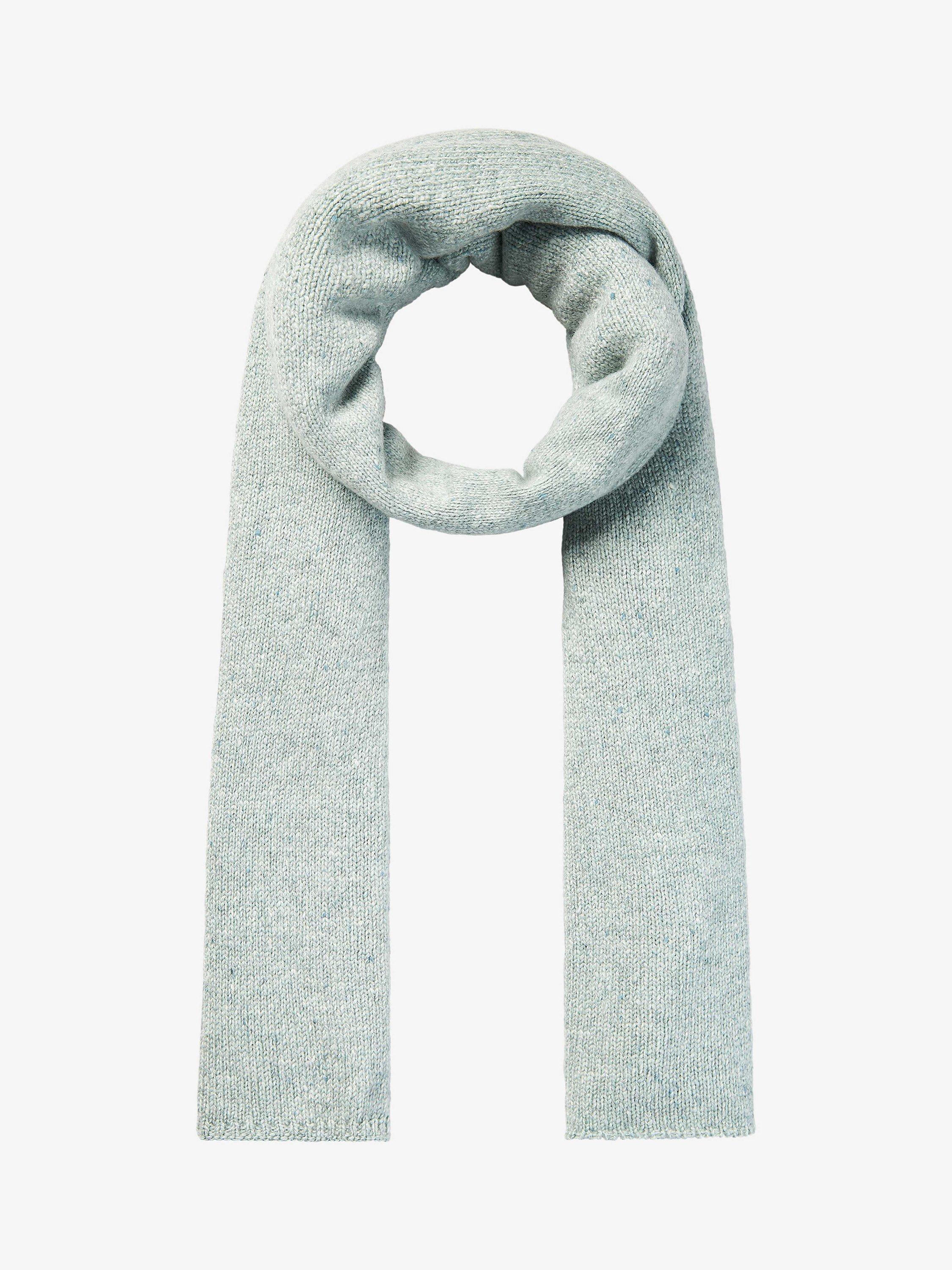 Brora Cashmere Donegal Scarf, Duck Egg, One Size