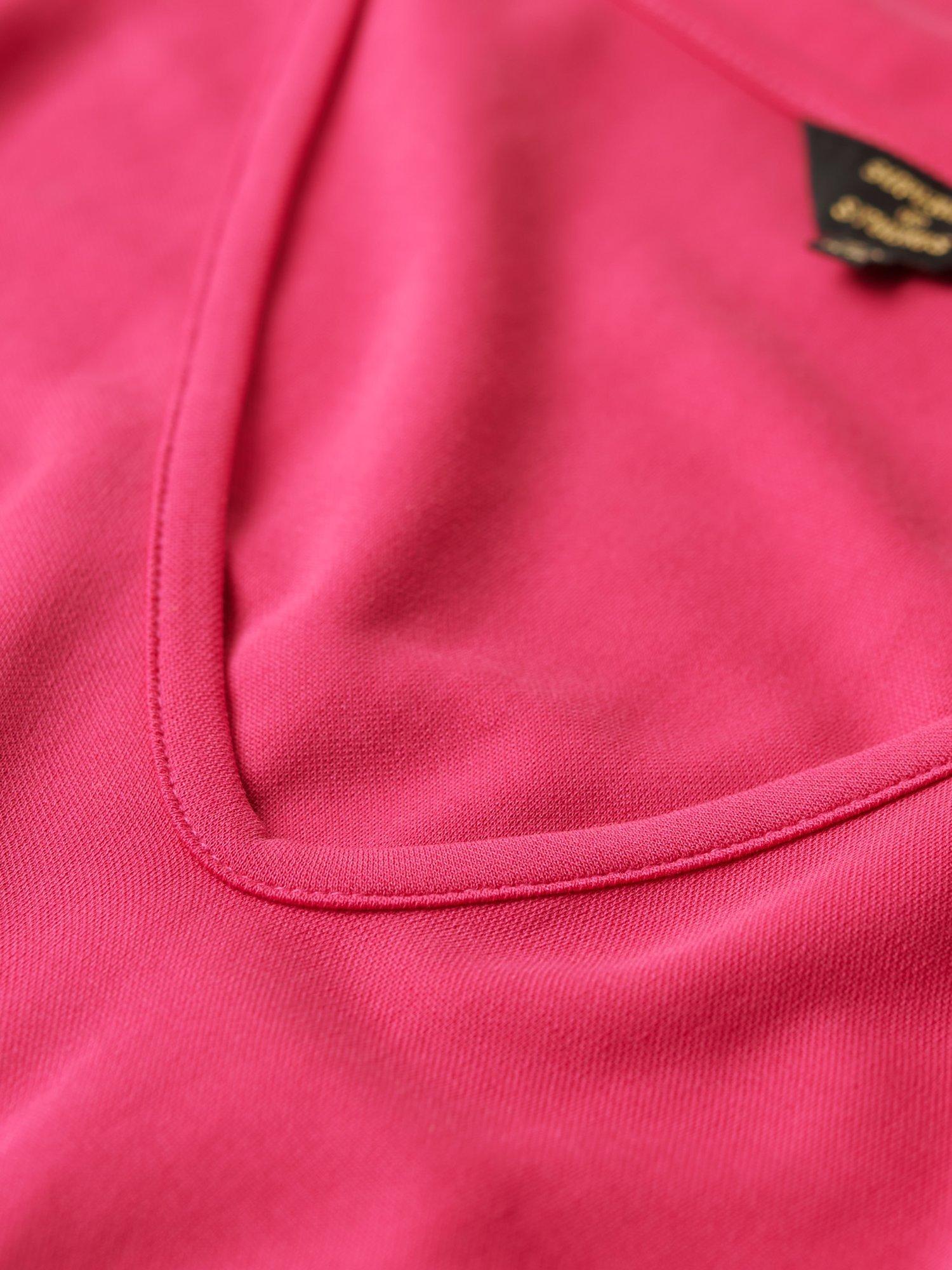 Product image 3 of 5, which shows Superdry Flare Sleeve Bodycon Mini Dress, Highland Berry, 6