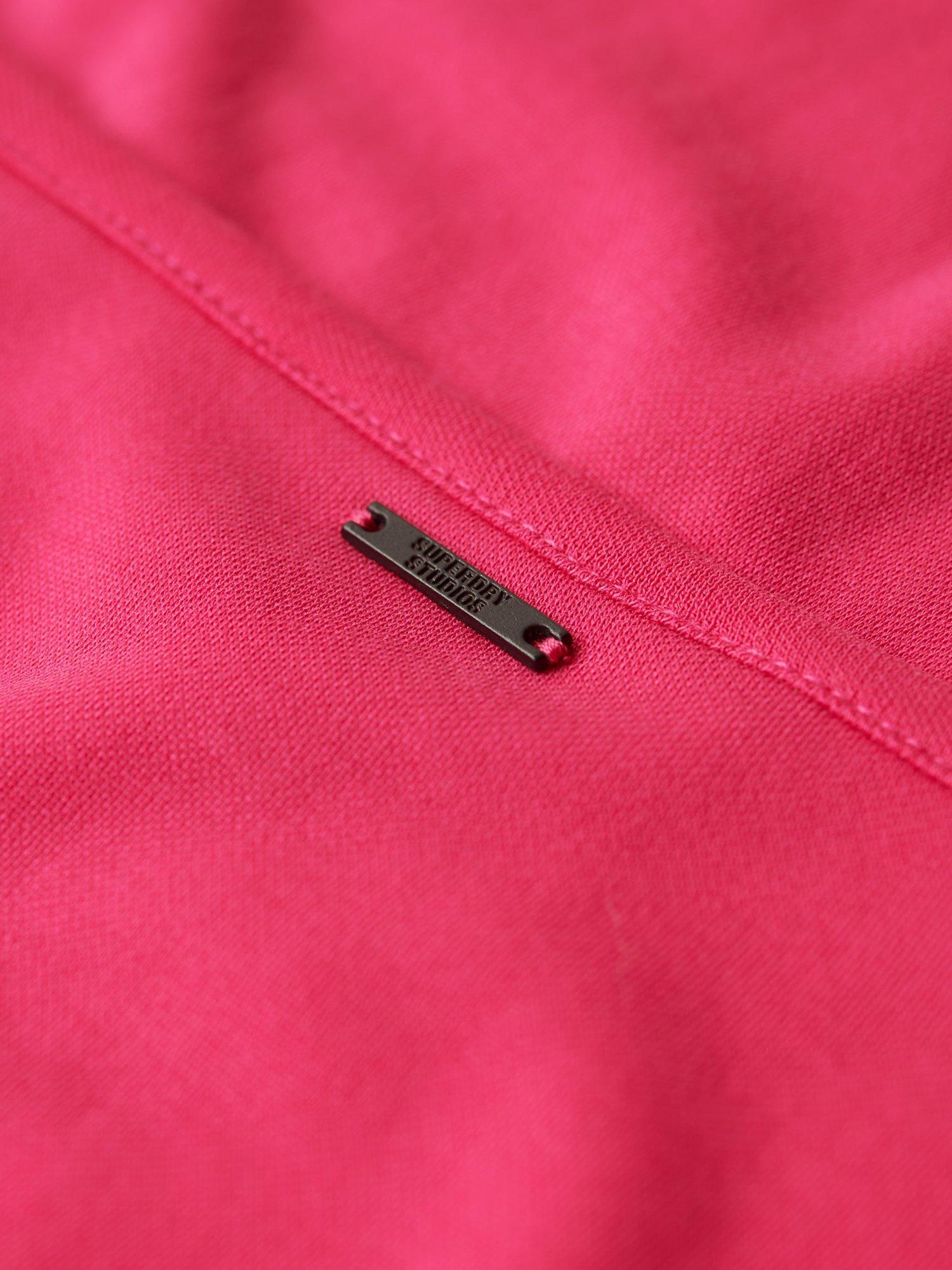 Product image 5 of 5, which shows Superdry Flare Sleeve Bodycon Mini Dress, Highland Berry, 6