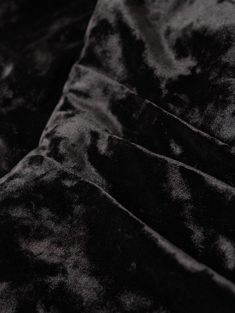 Product image 4 of 4, which shows Superdry Velvet Maxi Dress, Black, 6