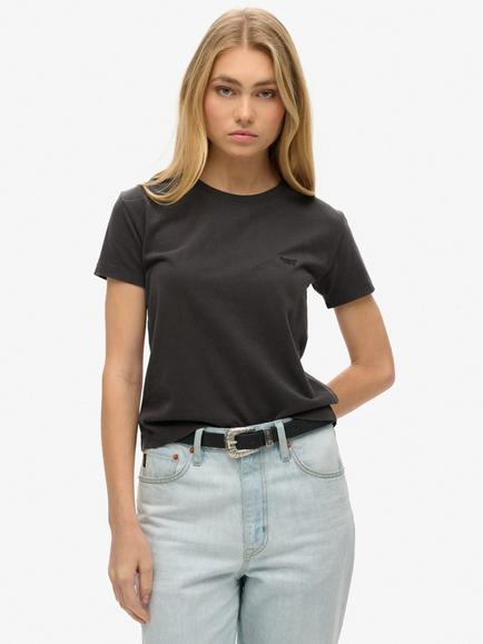 Superdry Essential Logo 90s T-Shirt, Bison Black