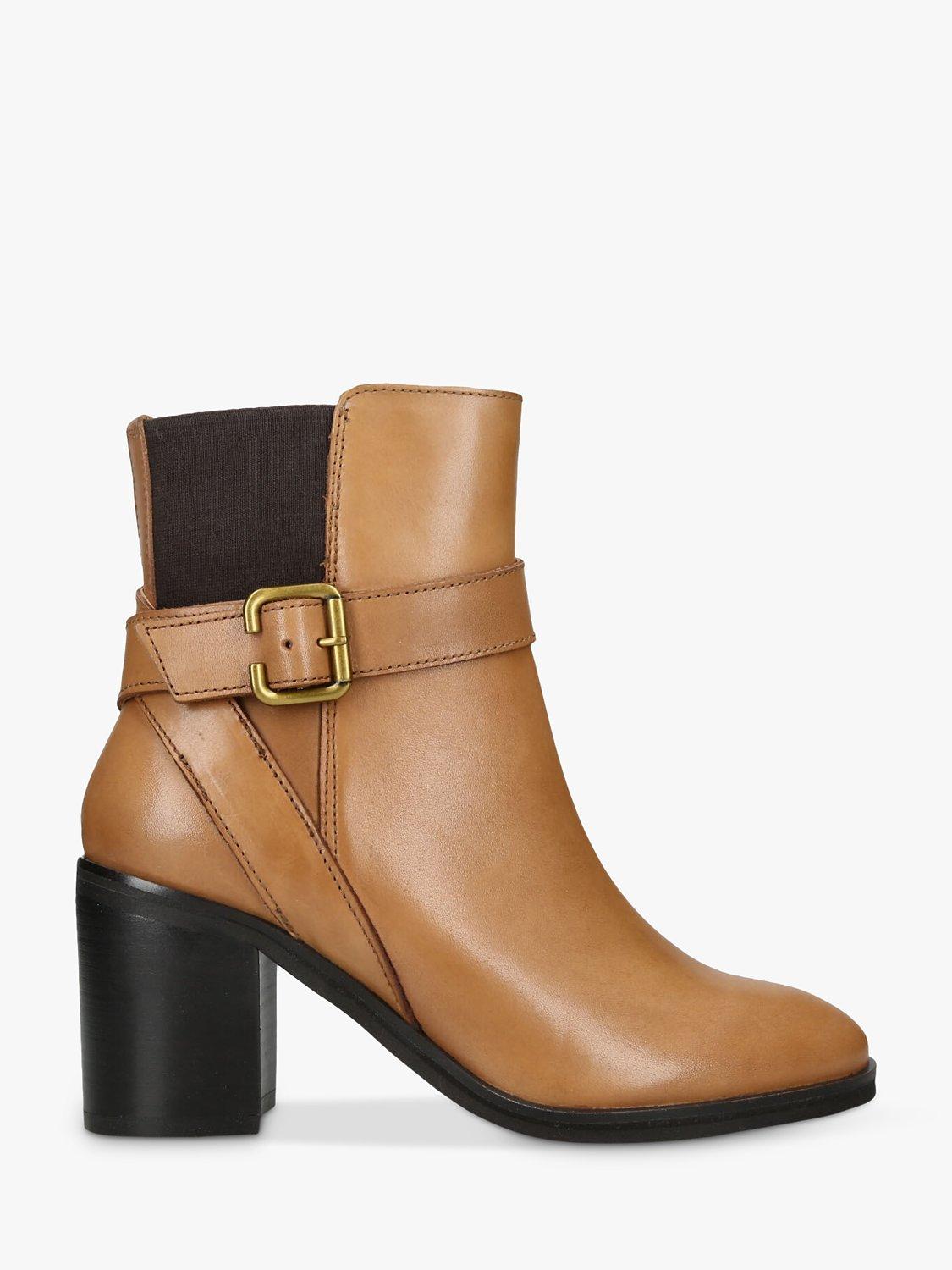 Kurt Geiger London Hampstead Leather Ankle Boots, Tan