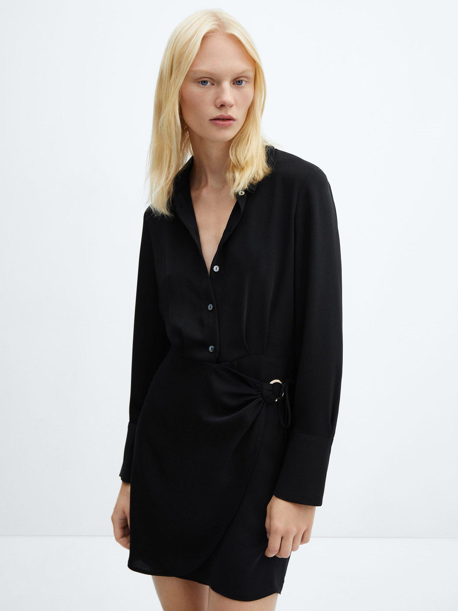 Mango Bela Ring Shirt Dress