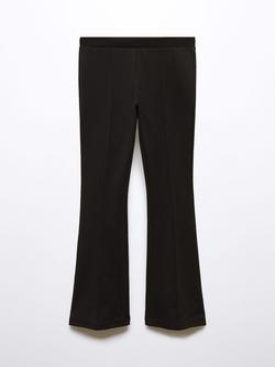 Mango Kids' Nerve Leggings, Black, Black