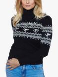 The Little Tailor Slim Fit Ski Design Roll Neck Jumper