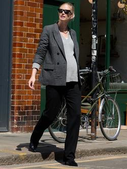 Isabella Oliver Sara Maternity Trousers, Caviar Black - view 2, Caviar Black