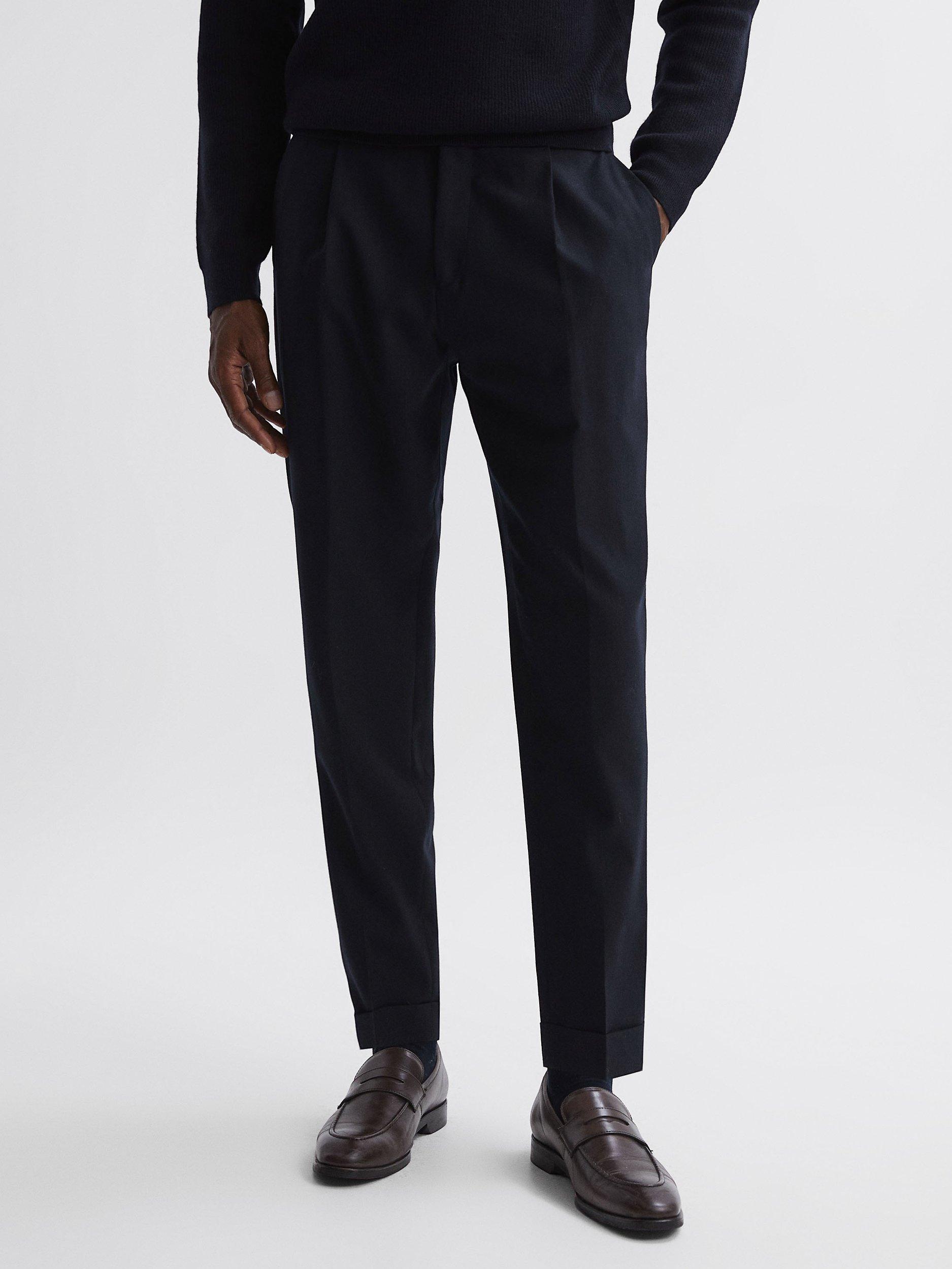Reiss Beadnell Brushed Wool Trousers