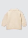 John Lewis Baby V Neck Cardigan, Cream