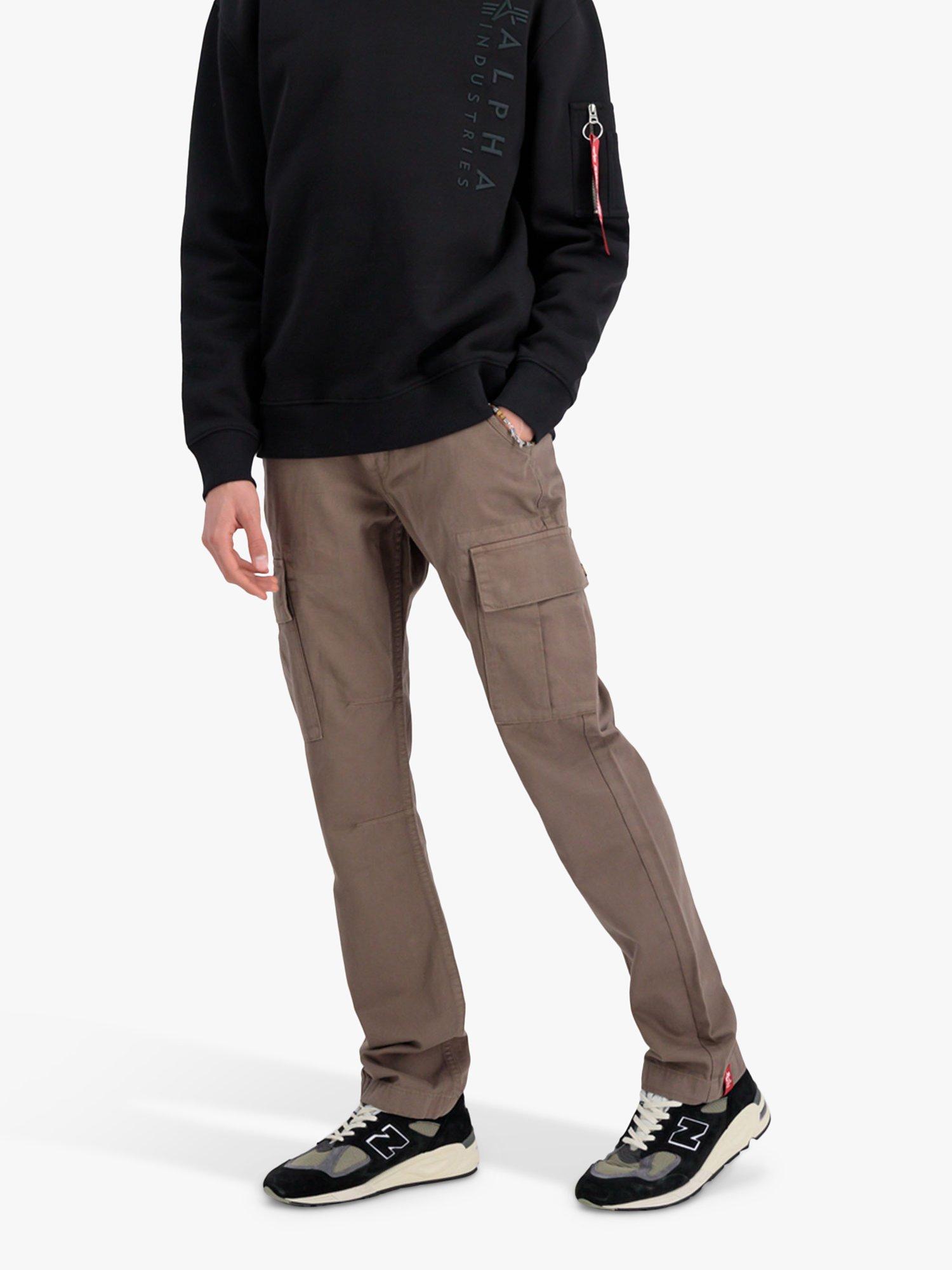 Alpha Industries Agent Cargo Trousers, Taupe