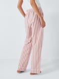 John Lewis Kora Stripe Pyjama Bottoms, Desert Rose