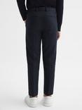 Reiss Kids' Eastbury Slim Fit Chino Trousers, Navy