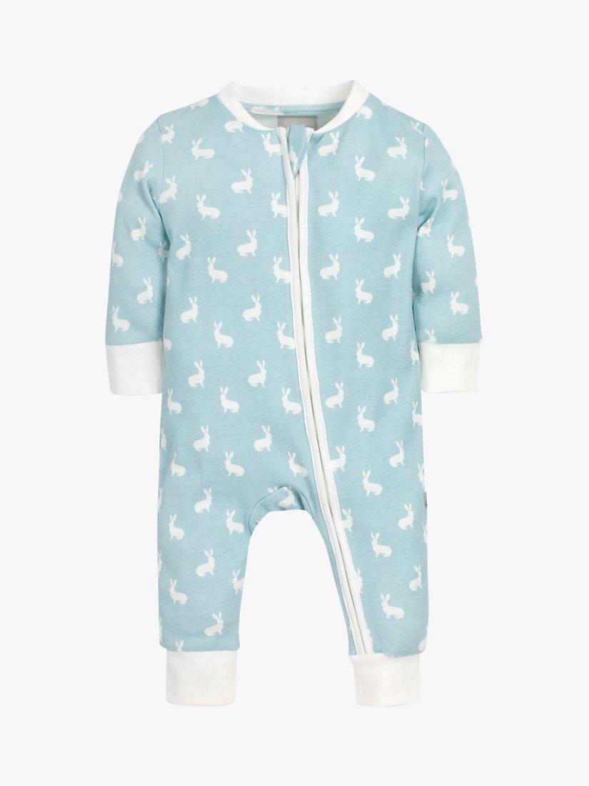 Product image 2 of 8, which shows The Little Tailor Baby Luxury 3 Piece Gift Set, Blue/White, 0-3 months