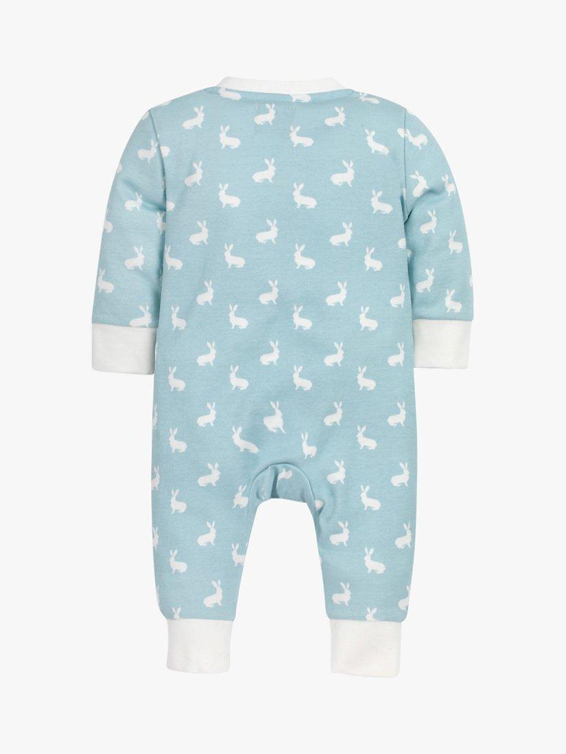 Product image 3 of 8, which shows The Little Tailor Baby Luxury 3 Piece Gift Set, Blue/White, 0-3 months