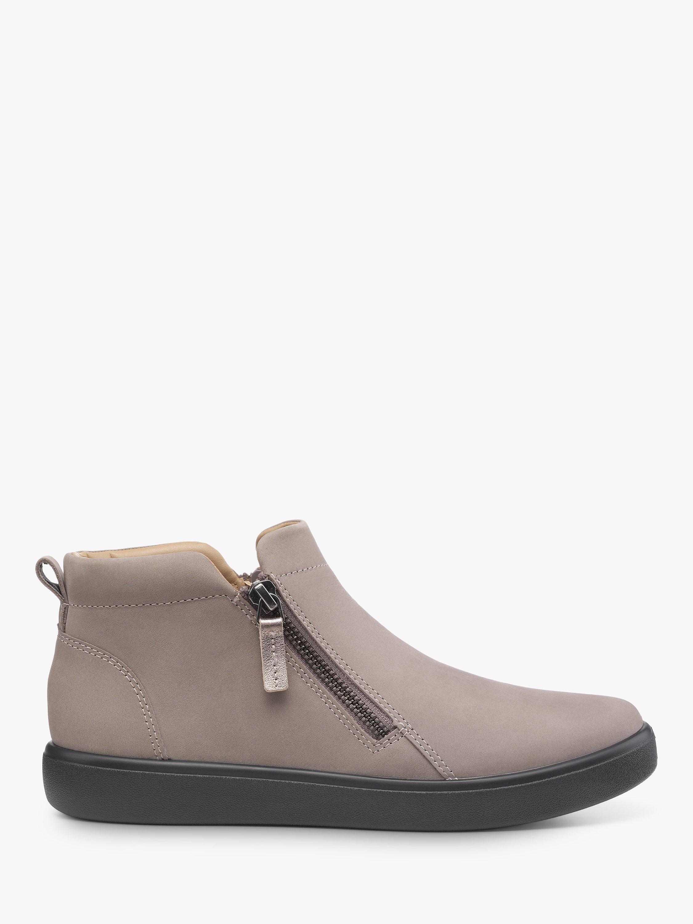 Hotter Jasmine Zipped Ankle Boots, Mink