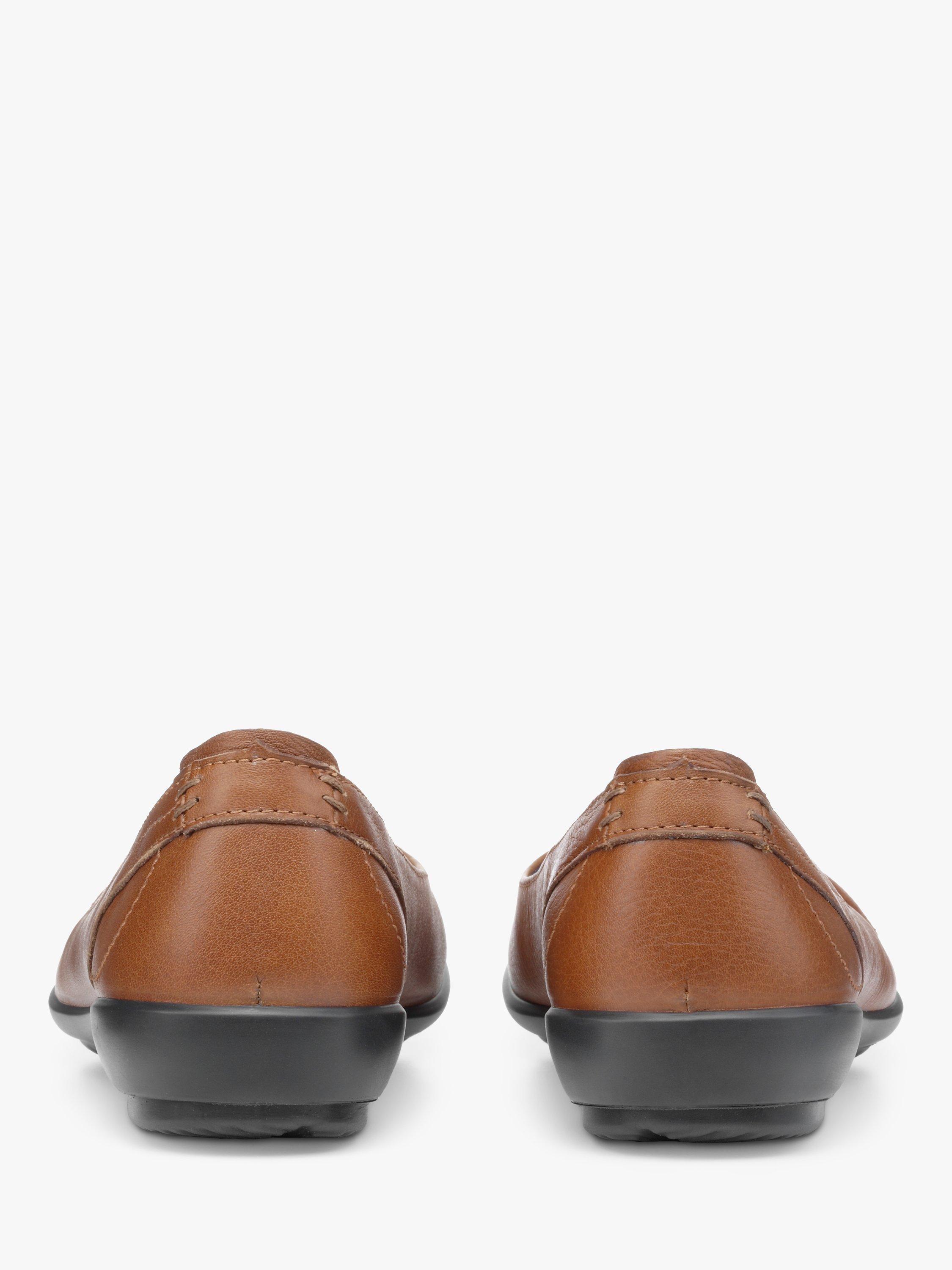 Product image 4 of 4, which shows Hotter Robyn II Wide Fit Ballet Pumps, Rich Tan, 3