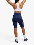 Le Col Sport Waist Shorts, Navy/White