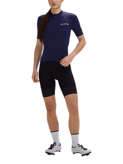 Le Col Hors Categorie Jersey II Top, Navy - view 2, Navy