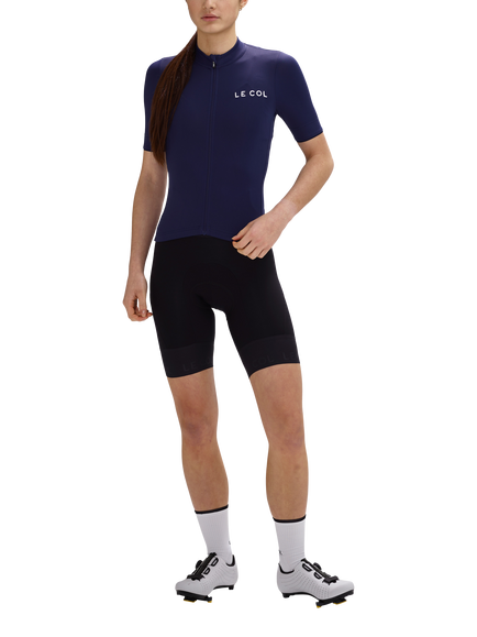 Le Col Hors Categorie Jersey II Top, Navy - view 2, Navy