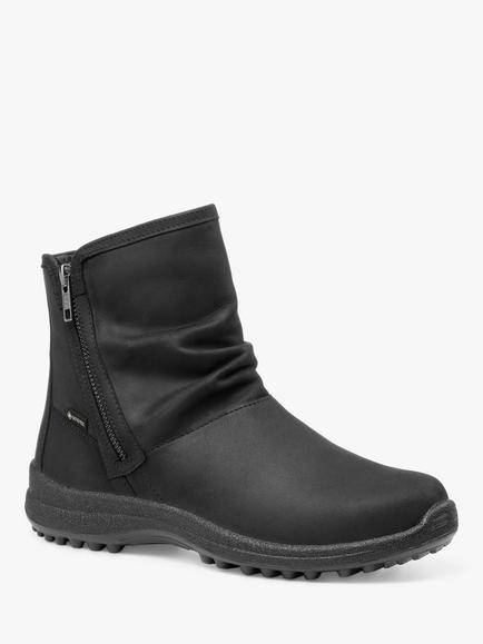 Hotter Terrain Wide Fit Waterproof Walking Boots - view 2, Black