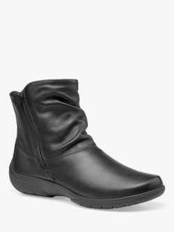 Hotter Whisper Extra Wide Fit Slouch Ankle Boots - view 2, Black