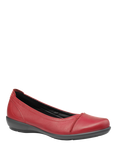 Hotter Robyn II Ballet Pumps, Red