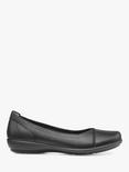 Hotter Robyn II Wide Fit Ballet Pumps, Black