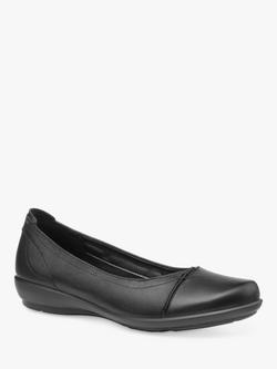 Hotter Robyn II Wide Fit Ballet Pumps - view 2, Black
