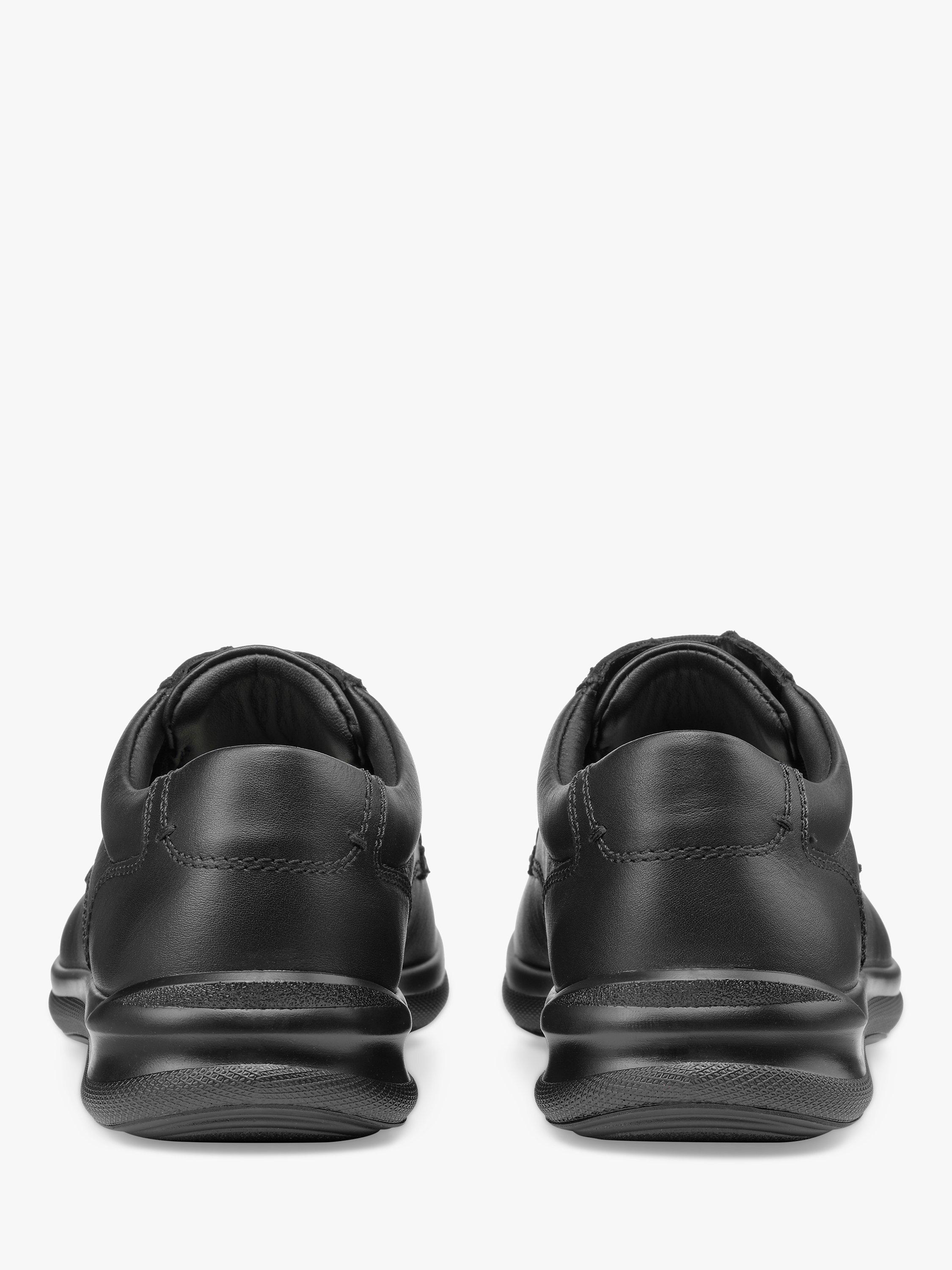 Hotter Burton II Classic Leather Lace-Up Derby Shoes, Black, 6S