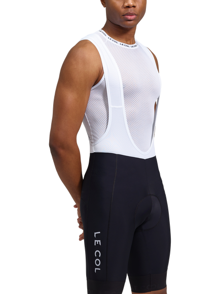 Le Col Pro Bib Cycling Shorts II, Black/White
