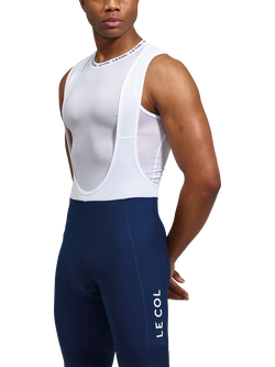 Le Col Pro Bib Cycling Shorts II, Navy/White