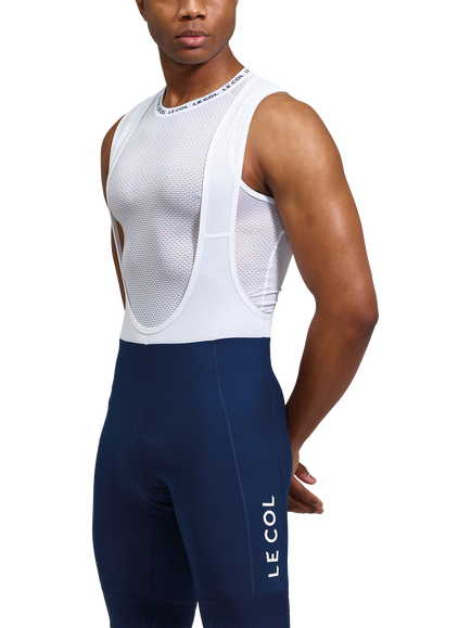 Le Col Pro Bib Cycling Shorts II, Navy/White