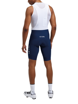 Le Col Pro Bib Cycling Shorts II - view 2, Navy/White