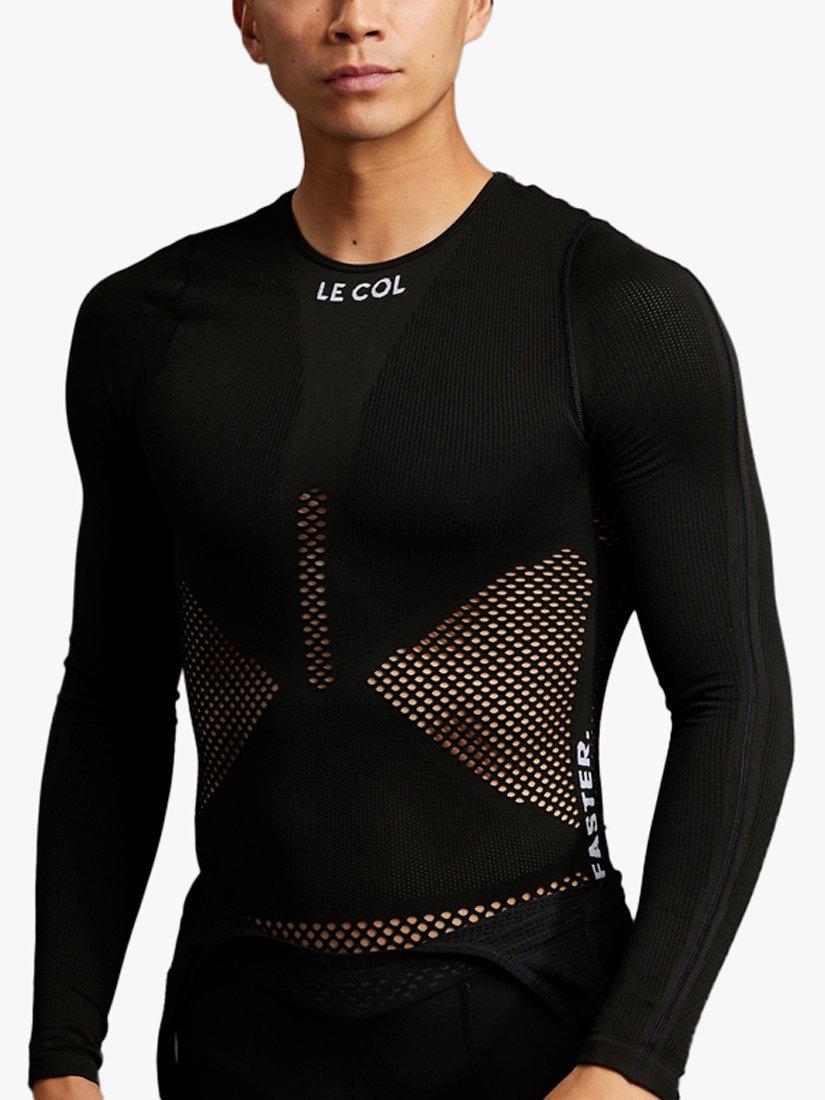 Le Col Unisex Pro Mesh Long Sleeve Base Layer Cycling Top Black