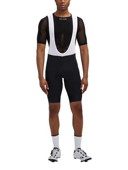 Le Col Unisex Pro Mesh Short Sleeve Base Layer Cycling Top, Black