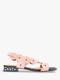 Chie Mihara Teide Leather Sandals, Pink/Black