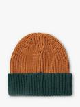 Small Stuff Kids' Initial Knitted Beanie Hat, Beige